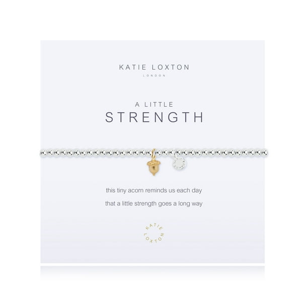 Katie Loxton A Little You're A Hoot Owl Bird Silver Women's One Size Stretch Charm Bangle Bracelet 